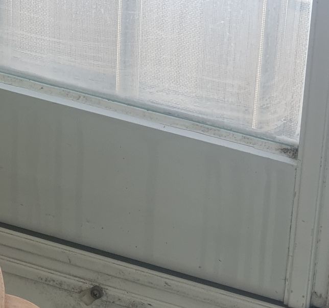 베란다 창문에 얼룩및 변색으로 페인트의 0번 째 이미지