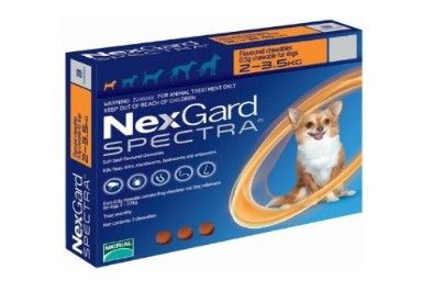 넥스가드 스펙트라 2~3.5kg인데 1.8kg인 개에게 먹여도 되나요의 0번 째 이미지