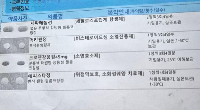 약에 대해서 질문드립니다 ~~~!!의 0번 째 이미지