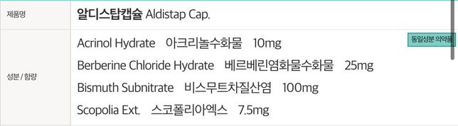 알디스탑캡슐이 경구피임약 효과에 영향을 미치나요??의 0번 째 이미지