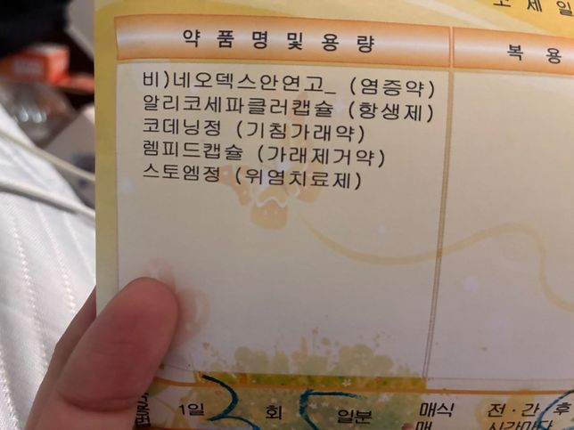 후두염 약 복용중 타이레놀도 같이 복용의 0번 째 이미지