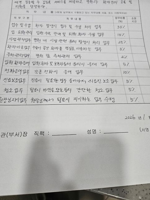 직무기술서 소요란에 뭘 쓰면 좋을까요 ?의 0번 째 이미지