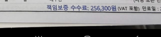 중고차구매시 성능장의 책임보험료와 딜러의 보증보험비의 0번 째 이미지