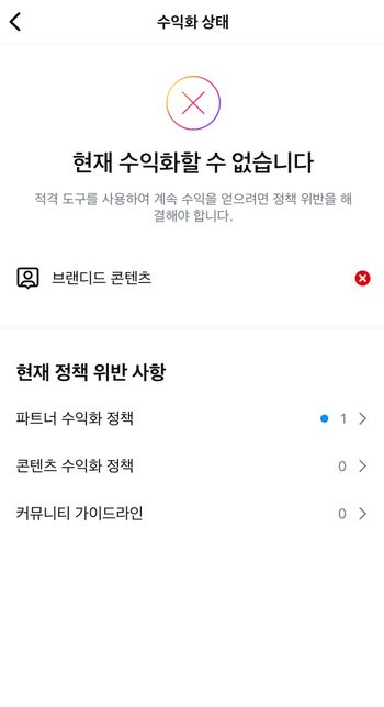 인스타 수익화 조건 중 브랜디드 콘텐츠는 무엇인가요?의 0번 째 이미지