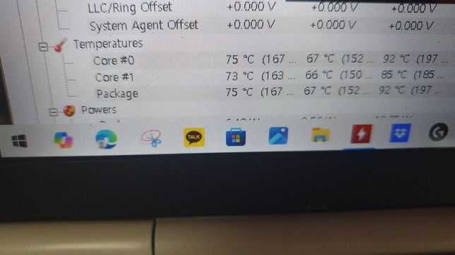 노트북 lg그램 cpu온도가 너무 높은 것 같은데 괜찮을까요?의 0번 째 이미지