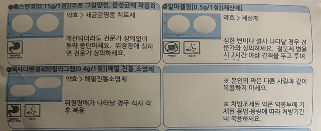 이 약들 혹시 피임약 복용하는데 문제 있을까요??의 0번 째 이미지