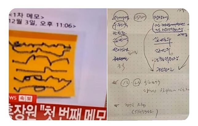 이번 헌재재판에서 나온 홍장원 메모원본이 먼가요?의 0번 째 이미지