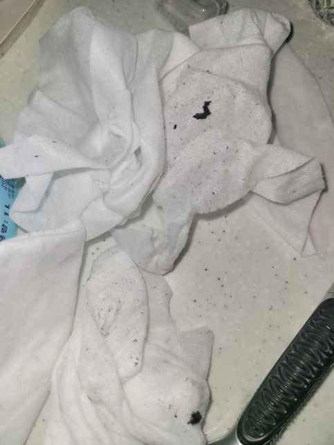 세탁기에서 검은색? 가루가 나와요ㅠㅠ의 0번 째 이미지