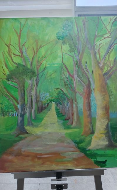 어디 지점의 나무를 원근감 있고 나이테가 선명하게 찰해야 되나요?의 1번 째 이미지