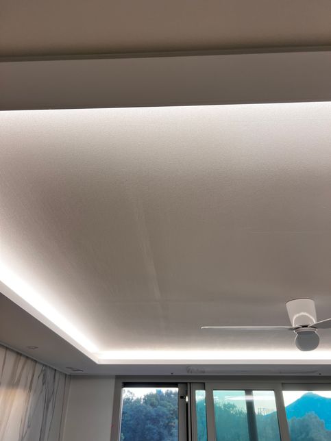 우물천장 도배 자국,하자인가요??의 1번 째 이미지