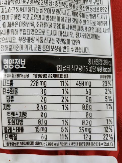 육포에 있는 콜레스테롤은 안좋은건가요?의 0번 째 이미지