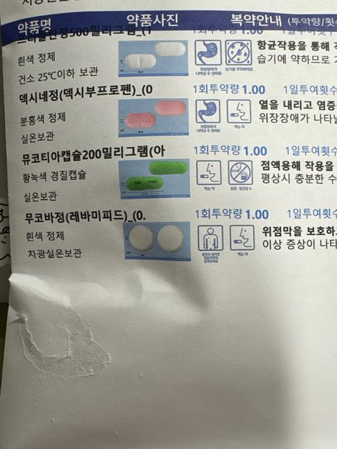 코메키나정이랑 처방약 병용 가능한가요?의 0번 째 이미지