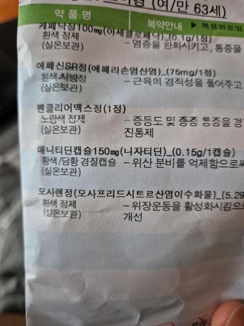 심장약 복용하고 있는데 정형외과약 복용해도의 0번 째 이미지