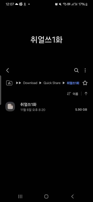 구글 드라이브에서 다운받은 영상을 갤러리에 저장하는 방법이 있을까요?의 0번 째 이미지