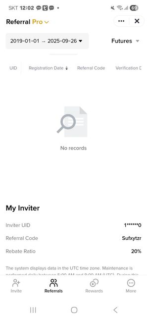 바이낸스 레퍼럴이 등록이되어있는상태인가요?의 0번 째 이미지