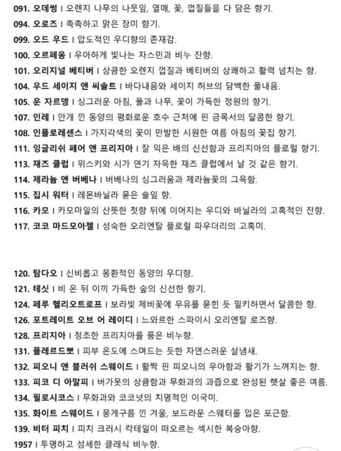향수를 사려고 하는데 향린이라서 향잘알님들 도와주세요!!의 3번 째 이미지