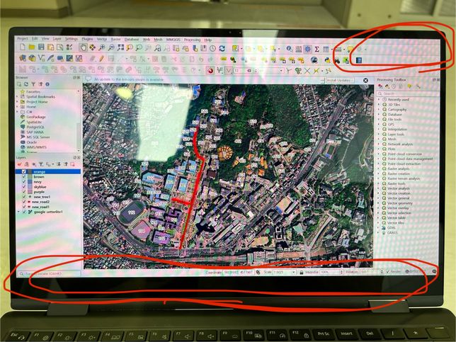 QGIS 오른쪽상단 닫기, 최소화 사라진 이유와 해결방법의 0번 째 이미지