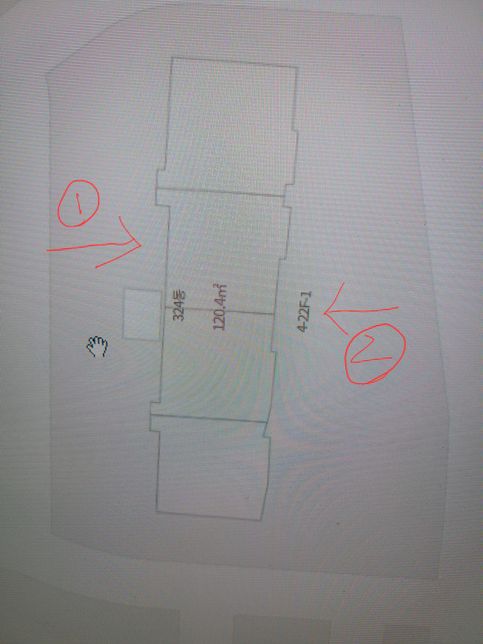 네이버지도인데 아파트 입구는 어느쪽???의 1번 째 이미지