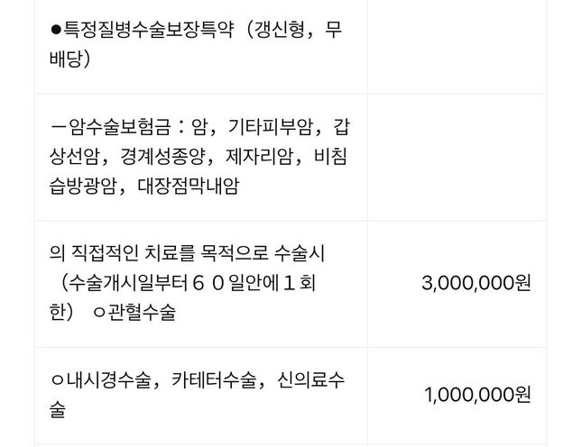 제자리암 판정으로 원추절제술 받을시 수술비의 0번 째 이미지