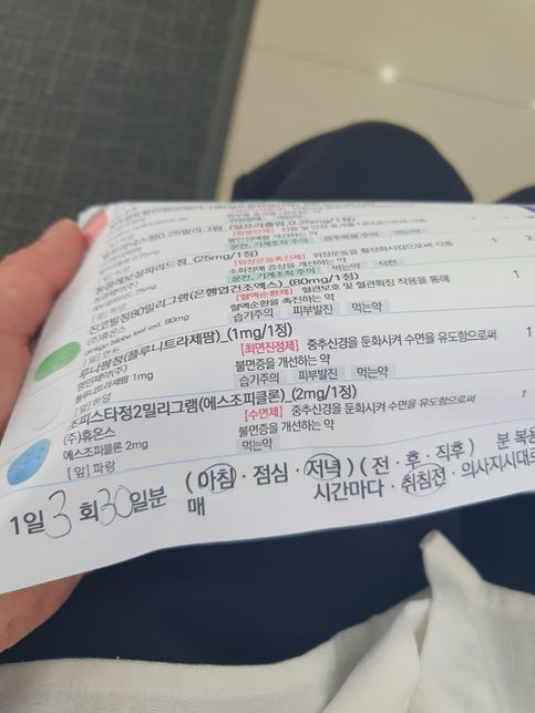 수면제 같은거 처방받고 먹었는데 약간 몽유병 증상이 있는 것 같아요 맞을까요?의 1번 째 이미지