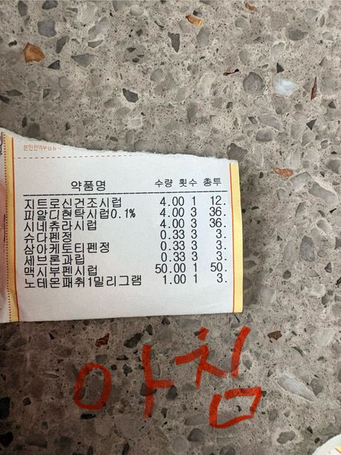 두 가지 약을 하루에 이어서 먹여도 되나요?의 0번 째 이미지