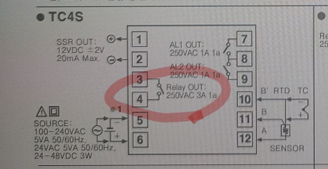 TC4S 온도컨트롤러 내부릴레이 정격전압관련 질문입니다.의 0번 째 이미지