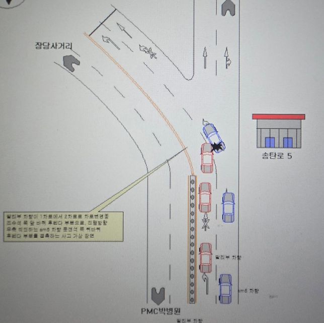교통사고 진로변경위반 과실이 궁금합니다의 0번 째 이미지