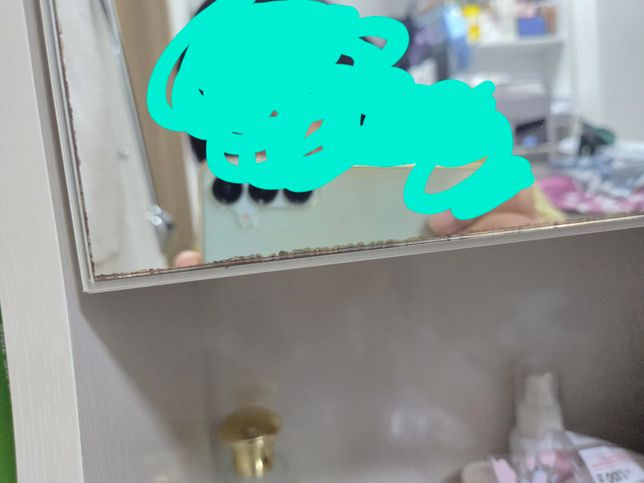 이거 거울 곰팡이인가요? 맞다면 제거방법 있을까요?의 0번 째 이미지