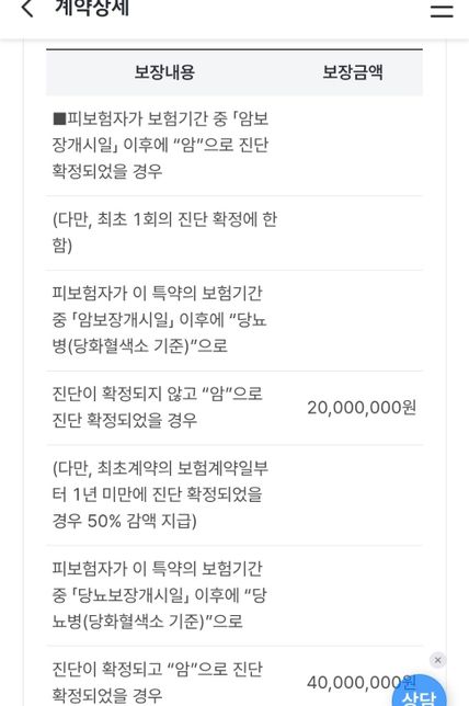 보험 특약 필요없는것들 삭제하려는데의 0번 째 이미지