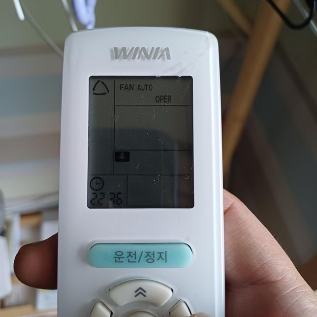 위니아 에어컨 어떤게 송풍 모드인가요??의 0번 째 이미지
