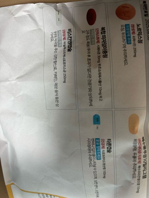 어떨때 먹는 (처방되는) 약들인가요?의 0번 째 이미지