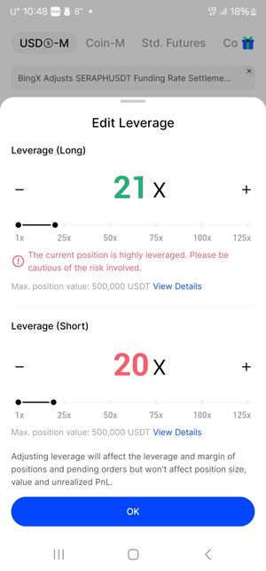 빙엑스 레버리지 더 높게 설정이 안되는 이유가의 0번 째 이미지