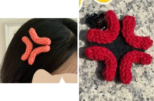 뜨개질) 이런 과자같이 둥근 끈같은건 무슨 뜨기로 하면 되나요?의 0번 째 이미지