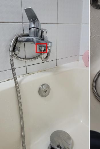 샤워기 교체하려고 하는데 사진속 너트가 안 풀립니다.의 0번 째 이미지