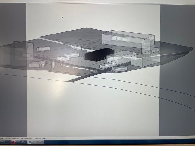 스케치업 작업을 하다가 화면 양옆에 회색이 덮임의 0번 째 이미지