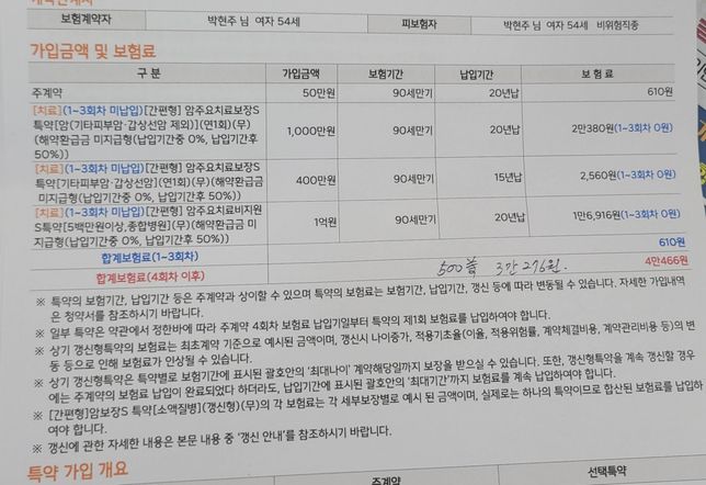 kb닥터플러스건강보험 가입중 암진단 추가 가입문의의 1번 째 이미지