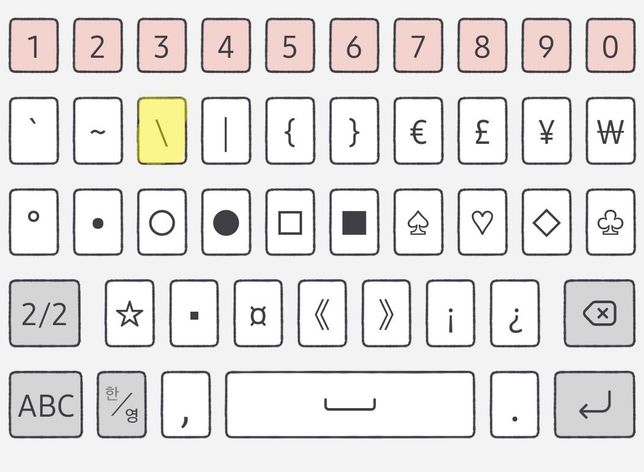 \ 를 노트북으로 타이핑하려면 무엇을 눌러야하나요?의 0번 째 이미지