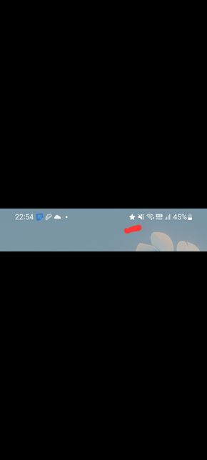 스마트폰 상단 바에 있는 별표시는 무엇인가요?의 1번 째 이미지