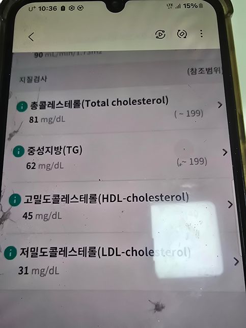 혈액검사중 수치분석좀부탁 드림니다?의 1번 째 이미지