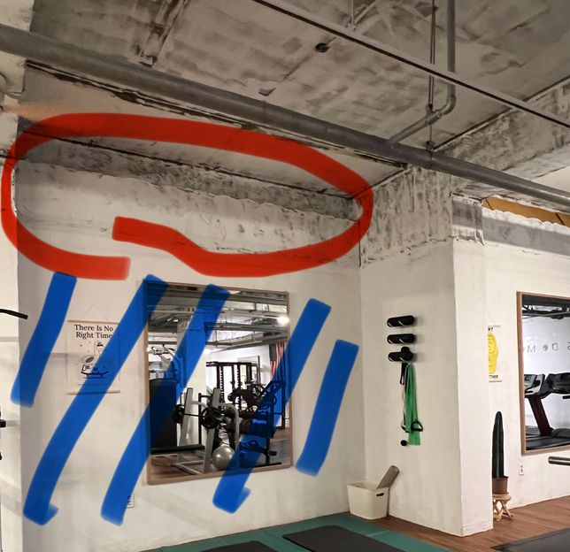 지하상가 50평 벽쪽 위 공간을 막아야 냉난방, 습도에 좋을까요?의 1번 째 이미지