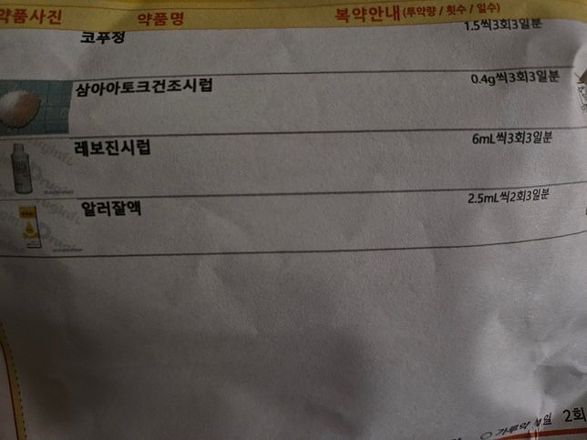 49개월 아이 16kg 코푸정 복용양의 0번 째 이미지