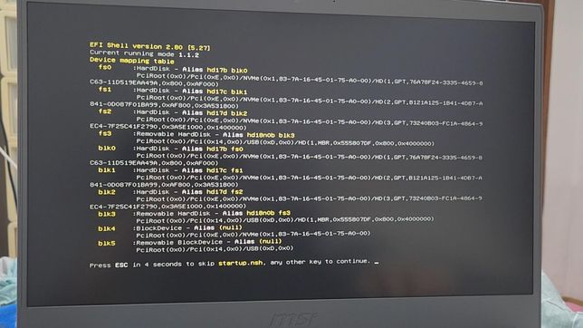 MSI 노트북 윈도우 설치중 강제 종료로 인해 무언가 잘못된거 같습니다ㅠㅠ의 0번 째 이미지