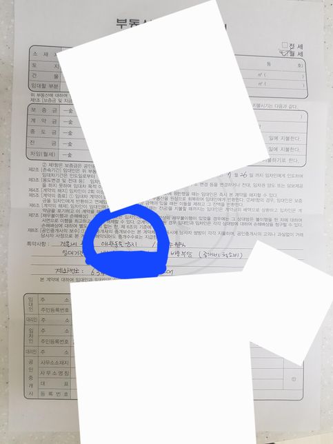 부동산 임대차 계약서 위반 퇴거 여부 질문의 0번 째 이미지