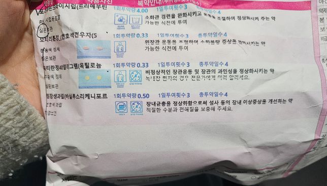 복용하는 처방약 관련 질문이 있습니다.의 1번 째 이미지