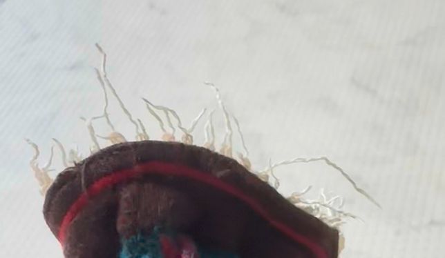 강아지 뜨개질 실 섭취했어요……..의 1번 째 이미지