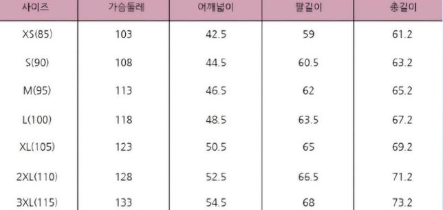 172, 74 남자인데 과잠 사이즈 어떤 거 살까요?의 0번 째 이미지