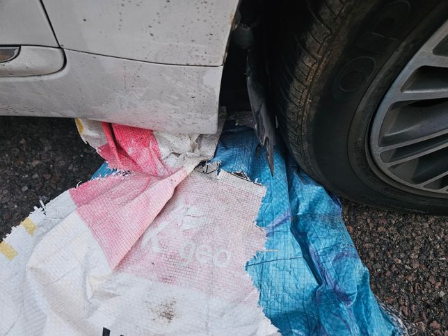 마대자루 차량 교통사고(바퀴 뀜 현상)의 1번 째 이미지