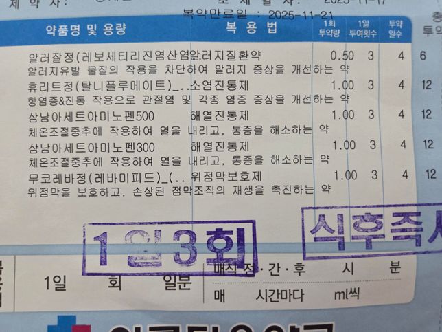 감기약 복용중인데 궁금한 점이 있습니다의 0번 째 이미지