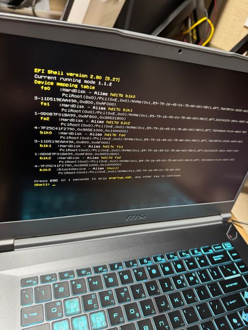 msi노트북을 샀는데 윈도우 설치가 안되어있어서의 0번 째 이미지