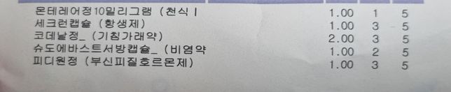 목간지러움,기침 약 효과 질문있어요.의 1번 째 이미지